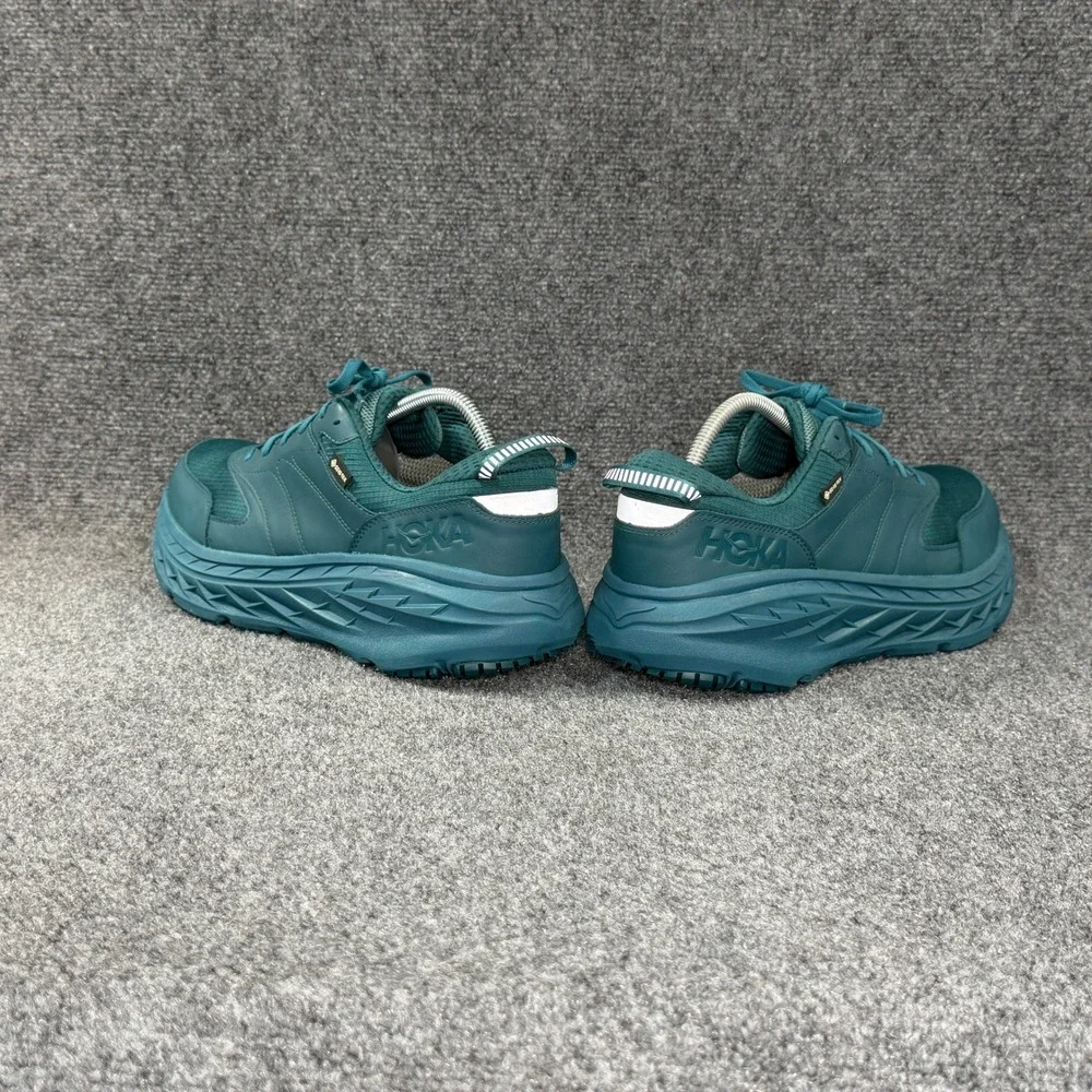 Hoka‎ Bondi L GTX Athletic Shoes Men's 12 Deep Teal Gore-Tex Waterproof Sneakers